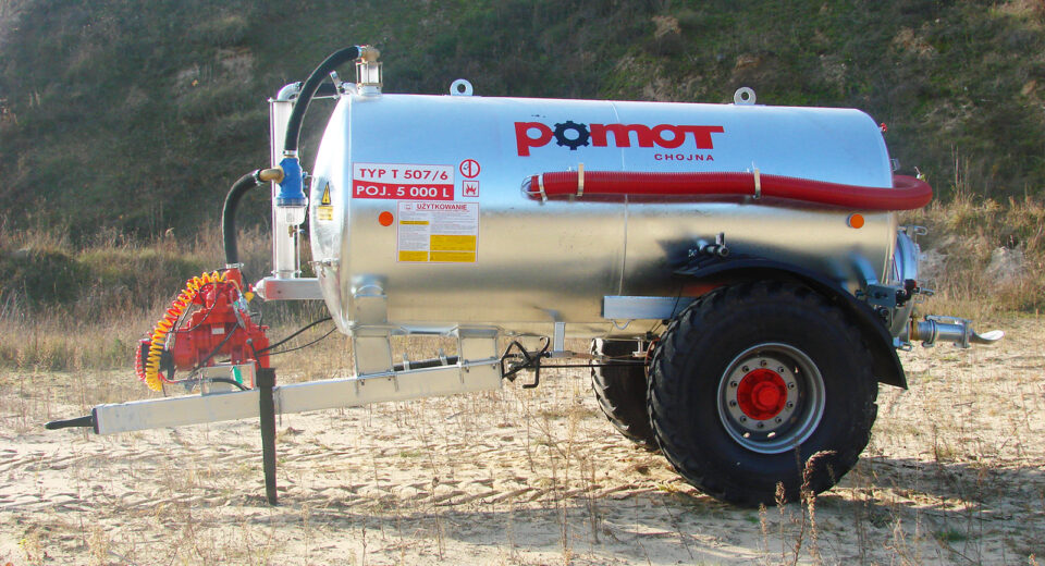 Wóz asenizacyjny T507/6 – 5000 litrów​ POMOT