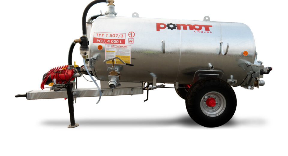 Wóz asenizacyjny T507/3 – 4000 litrów POMOT