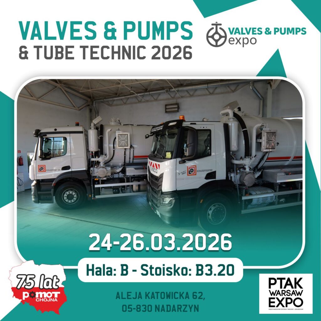 POMOT Chojna na targach VALVES & PUMPS 2026 – Zapraszamy do Nadarzyna!