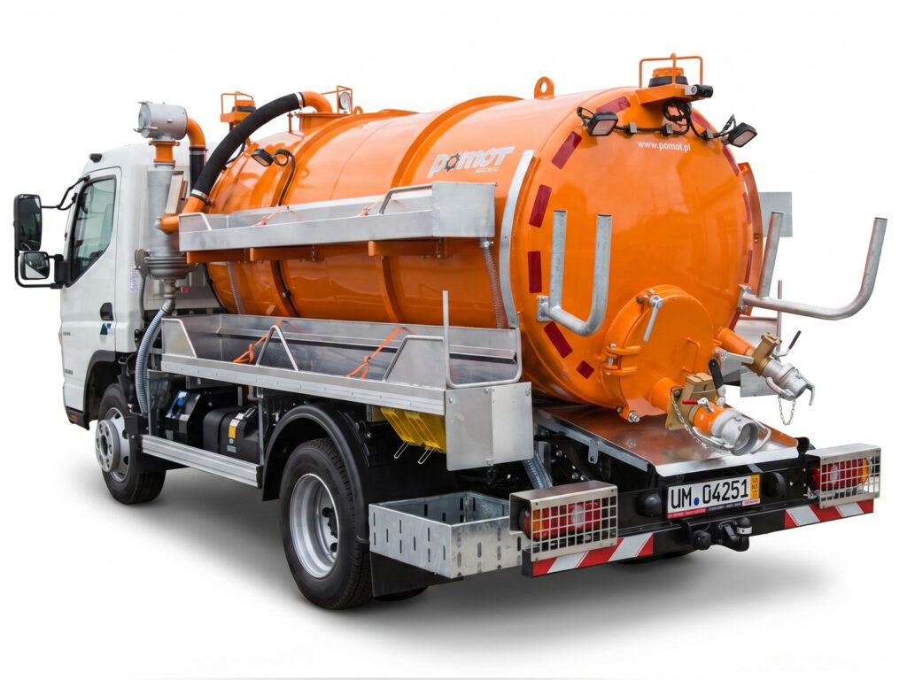 Małe, lekkie i kompaktowe pojazdy ssąco-tłoczące typ POM-ZSA