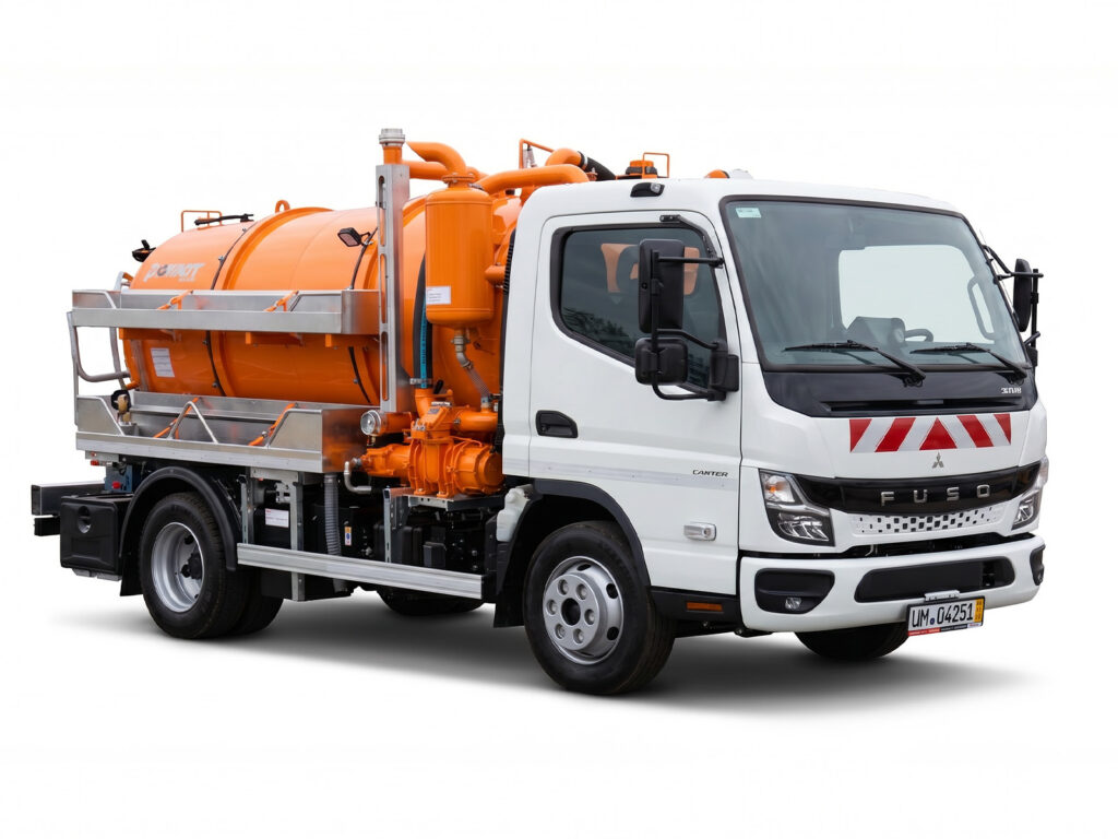 Małe, lekkie i kompaktowe pojazdy ssąco-tłoczące typ POM-ZSA